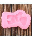 3D niedźwiedź silikonowe formy DIY urodziny dziecka przybory do dekorowania ciastek Cupcake Topper kremówka pieczenia ciasta cze
