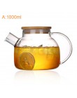 Szklany imbryk wysokiej jakości żaroodporny chiński kung fu zestaw herbaty czajnik do pu-erh szklanka do kawy ekspres wygodny kw