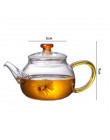 Szklany imbryk wysokiej jakości żaroodporny chiński kung fu zestaw herbaty czajnik do pu-erh szklanka do kawy ekspres wygodny kw