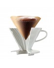 80 sztuk V kształt papierowe filtry do kawy stożek 1-2/2-4Cup dla V60 Dripper filtry do kawy kubki Espresso filtr do kawy narzęd
