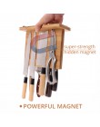 Magnetyczny uchwyt na nóż z silny magnes-duży stojak na noże z drewna bambusowego bez noży, dwustronny uniwersalny stojak na noż