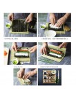 Zielony Sushi Rolling Roller bambus DIY mata do Sushi Onigiri ryż Roller Hand Maker Sushi narzędzia japońska żywność Beto akceso