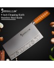 Sowoll 9 "calowy nóż kuchenny ze stali nierdzewnej jakości nóż do krojenia dla Cleaver narzędzie do gotowania najlepszy prezent 