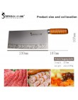 Sowoll 9 "calowy nóż kuchenny ze stali nierdzewnej jakości nóż do krojenia dla Cleaver narzędzie do gotowania najlepszy prezent 