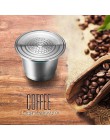Nespresso wielokrotnego napełniania kapsułki ze stali nierdzewnej kawy inox cafe stały filtr do kawy sabotaż kawy do ekspresów N