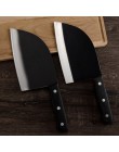 ZEMEN Butcher nóż kuchenny Cleaver 7Cr17Mov krajalnica ze stali nierdzewnej Chopper zestaw noży wysokiej jakości 6.5 cal Chef's 