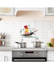 Cartoon Happy pan naklejka ścienna do kuchni na lodówka do kuchni szafka dekoracyjna naklejki ozdobne zdejmowane domowe naklejki