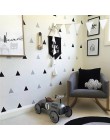Baby Boy Room trójkąty naklejki ścienne prosty kształt dla dzieci pokój Art dekoracyjna naklejka dla dzieci naklejki ścienne do 