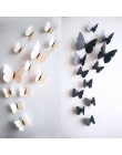 12 sztuk kreatywne dekoracje ślubne 3D lodówka motyl do dekoracji ściany Sticke dzieci okno sklep ETH002. Wystrój domu