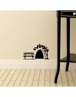 Mała mysz otwór naklejki ścienne szafa drzwiowa ozdoby do dekoracji domu dekoracja pokoju dla dzieci kreatywny pcv rzeźbione nak