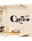 Kuchnia naklejki francuskie naklejki ścienne home decor naklejki ścienne do kuchni dekoracyjna naklejka naklejka plakat na ścian