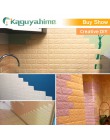 Kaguyahime samoprzylepne 3D naklejki ścienne imitacja cegły marmuru tłoczone DIY Home tapeta dekoracyjna Kidroom, kuchnia, sypia