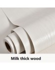 1 M/2 M naklejki z drewna ziarna Home Decor wodoodporna olejoodporna szafka kuchenna blat PVC samoprzylepne naklejki do ozdabian