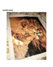 Bezramowe Lion Zwierząt zrób to sam Zestawy Malowanie Numerami Kolorowanki Obraz Olejny Na Płótnie Rysunek Home Artwork Wall Art