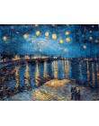 Van Gogh gwiaździstej nocy obrazy na płótnie replika na ścianie impresjonistów gwiaździstej nocy obrazy na płótnie do salonu Cua