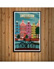 Hd wydruk płótna artystyczny obraz nowy jork holandia Amsterdam londyn Vintage podróże miasta krajobraz plakaty obraz ścienny