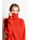 Gorąca sprzedaż 5 kolorów kobiet sweter i sweter 100% kaszmirowy, dzianinowy swetry zimowe nowe mody grube ciepłe ubrania damski