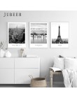 Nowoczesny nowy jork londyn paryż ściana krajobraz artystyczny plakaty i druki czarno-białe zdjęcia do salonu Home Decor