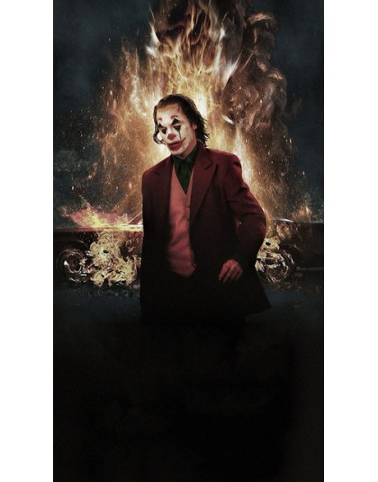 Joker obraz ścienny na płótnie odbitki ścienne zdjęcia Chaplin film 2019 Joker Joaquin do wystroju domu