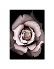 Kwiat róża botaniczny płótno plakat artystyczny styl skandynawski z dekoracyjnym nadrukiem malarstwo ścienne skandynawski obraz 