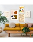 Nowoczesny abstrakcyjny skandynawski obraz na płótnie plakat i druki galeria Wall Art zdjęcia pop do salonu wnętrza Home Decor