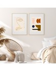 Nowoczesny abstrakcyjny skandynawski obraz na płótnie plakat i druki galeria Wall Art zdjęcia pop do salonu wnętrza Home Decor
