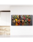 Żywności malarstwo nowoczesne przyprawy plakat na płótnie modułowa obrazek dla kuchni restauracji dekoracji wnętrz Wall Art HD d