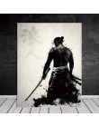 Japoński samuraj obraz olejny na płótnie nowoczesne obrazy na ścianę druk na płótnie do salonu HD Home Decoration plakaty i druk