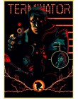 Retro plakaty i druki klasyczny film Terminator dekoracja ścienna do domu Vintage obrazy plakatowe drukowane dekoracje ścienne