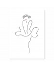 Sexy kobiety ciało plakat skandynawski & Print linia rysunek nowoczesne na płótnie malarstwo ścienne Mural artystyczny modułowy 