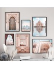 Obraz ścienny na płótnie Sheikh Zayed wielki meczet East Gate Nordic plakaty i druki dekoracje ścienne zdjęcia do salonu