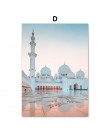 Obraz ścienny na płótnie Sheikh Zayed wielki meczet East Gate Nordic plakaty i druki dekoracje ścienne zdjęcia do salonu