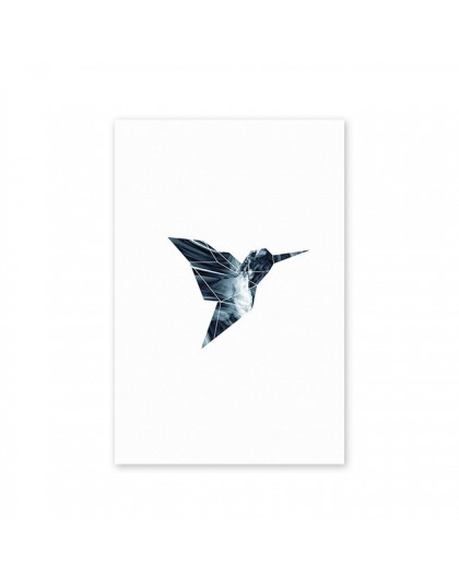 Styl skandynawski plakat minimalistyczny płótno artystyczne malarstwo ptak liść czarno-białe wydruki dekoracja ścienna malowanie