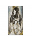 GoldLife nowoczesny koń płótno malarstwo zwierzęta wall art Pop plakat malarstwo duży rozmiar płótno malarstwo do salonu bez ram