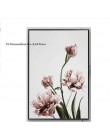 Home Decor tulipan płótno kwiat plakaty i druki nordycki współczesny modułowe obrazy na ścianę do salonu druk na płótnie obraz o