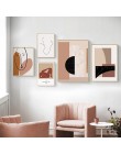 Abstrakcyjne skandynawskie marmurowe obrazy na płótnie skandynawskie plakaty reprodukcje obraz na ścianę do galerii salon dekora