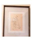 Kobieta ciało cienka linia drukuj abstrakcyjny rysunek artystyczny obraz na płótnie malarstwo skandynawskie Wall Art plakat mini