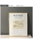 Matisse prosta moda nowoczesne Vogue szkic figury styl dekoracji wnętrz obrazy plakat i druki płótno ściana artystyczna obraz sz