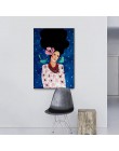 Nordycki współczesny styl Handdraw postacie kolorowe płótno obraz plakat wystrój z nadrukiem obrazy na ścianę do salonu sypialni