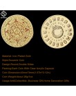 Meksyk majów azteków kalendarz sztuka proroctwo kultura 1.57 "* 0.12" złote monety kolekcje