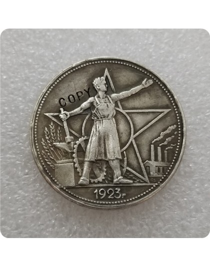 Posrebrzanych 1923 rosja 1 kopia rubla monety okolicznościowe-repliki monet medal monety kolekcje