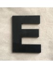 9 cm/3.54 "pcv czarne wielkie litery angielskie litery wnętrze ściany ogród ślub dekoracyjne alfabet przyjazne dla środowiska li