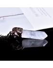 1PC naturalne kryształowe ozdoby mineralne Vintage kryształ wskazując magia naprawy magia joga wróżby Amulet energii wisiorek DI