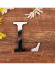 Akrylowe angielskie litery naklejki ścienne 3D DIY samoprzylepne spersonalizowana nazwa list naklejki na ślub urodziny Home Deco