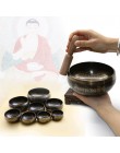 Nepal Bowl misa dźwiękowa ręczne stukanie metalowe rękodzieło dzwonek buddy religijna ceramika umywalka tybetańska medytacja mis