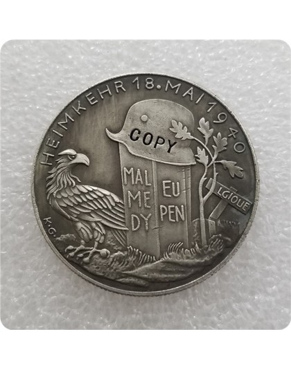 Wpisz 2_1940 Karl Goetz niemcy kopiuj monetę