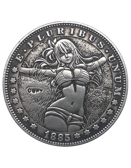 Hobo nikiel 1885-CC USA Morgan Dollar monety kopia typ 97