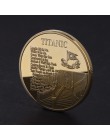 Dość pamiątkowa moneta Titanic statek incydent kolekcja prezenty artystyczne stop