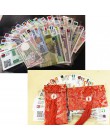 52 szt. Notatki z 28 krajów UNC prawdziwe oryginalne banknoty zestaw (wygasł, nieużywany) z czerwona koperta World Note prezenty