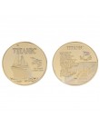 Dość pamiątkowa moneta Titanic statek incydent kolekcja prezenty artystyczne stop